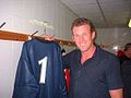 Dave Beasant, goleiro e capitão do Wimbledon na histórica conquista da FA Cup em 1989. Foto tirada em 2003, quando ele ainda estava em atividade.