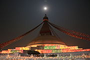 Boudhanath in the full moon night of Buddha Jayanti