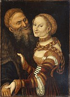 Courtisane et Vieillard 1530, Besançon