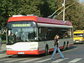 Solaris trolleybus in Vilnius, Lithuania