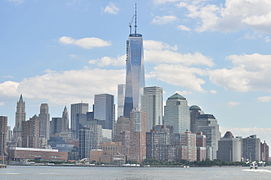 One World Trade Center from the Hudson, 2013