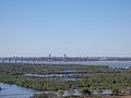 El puente General Belgrano visto desde los silos de Barranqueras.