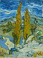 22 Two Poplars in the Alpilles near Saint-Rémy, by Vincent Van Gogh, Cleveland Museum of Art, 1958.32 uploaded by Madreiling, nominated by Yann,  16,  0,  0