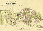 Map of Mariahilf in 1830