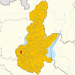 Poziția localității Coccaglio