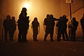 French riot police with shields