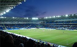 Finalen spelades på Cardiff City Stadium.