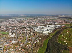 Aerial view of Herzogenaurach