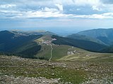 Șoseaua Transalpina din Munții Parâng.