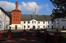 The Zwierzyniec Brewery building in Zwierzyniec