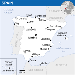 Location of España