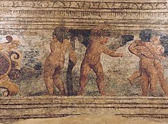 Teatro comunale (Ferrara), Putti, affresco staccato 00.jpg