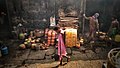 The temple kitchen of the Ananta Basudeba temple in Bhubaneswar, Odisha