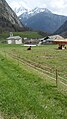 Panorama intorno al villaggio Glassier.