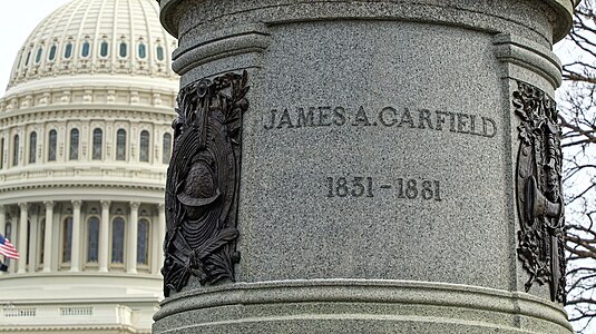 Inscription on the pedestal