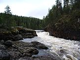 Kuusamo'da Kiutaköngäs Nehri