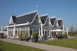 Het parkrestaurant Anafora in het Máximapark