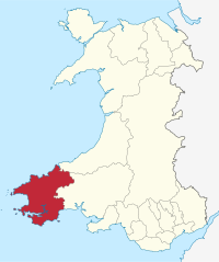 Pembrokeshire tī Ui-le̍k-sū ê ūi-tì ê uī-tì