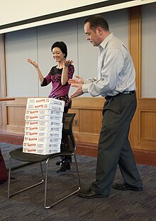 Sue Gardner and Frank Schulenburg showing Public Policy Initiative contribution volume.jpg