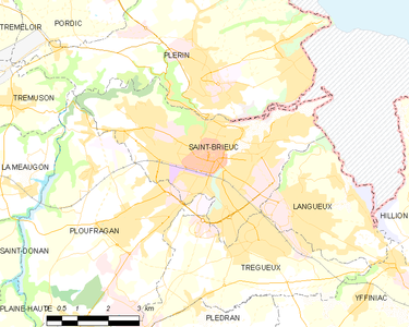 Carte de la commune.