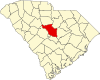 State map highlighting Richland County