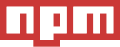 Description de l'image Npm-logo.svg.