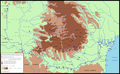 Map before roman conquest 100 AD