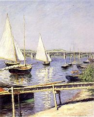 Voiliers à Argenteuil (1888), Paris, musée d'Orsay.