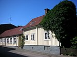 Hayska huset. Den lägre delen är uppförd före branden 1666.