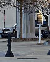 A plaque entitled "The Bus Stop" at Dexter Avenue and Montgomery Street – where Parks boarded the bus – pays tribute to her and the success of the Montgomery bus boycott.