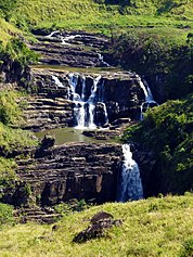 The waterfall after the dam was built.