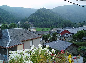 Vega de Valcarce, pueblo del Bierzo entre Ponferrada y Cebreiro.