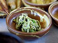 Sweet potato stems seasoned with perilla powder)