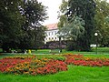 Part of the Park with the Zrinski palace in background