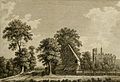 View from the road (1777 engraving), facing south-west