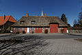 Gård i Risby, en blandingsform af Saksergård og Sønderjysk/Slesvigsk Gård