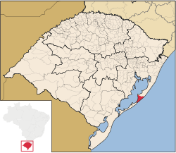 Location within Rio Grande do Sul