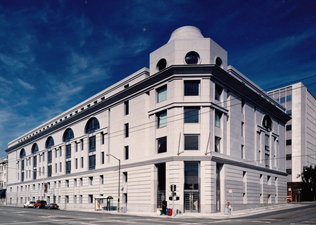 San Francisco County Superior Courthouse is located on MacAllister St. in San Francisco, near the Civic Center. It was designed to match the context of nearby government buildings.