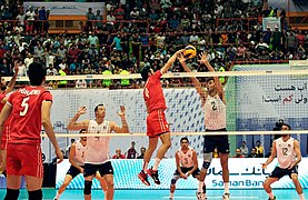 Third match between Iran and The United States national volleyball teams in 2015 FIVB Volleyball World League (4).jpg