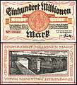 Notgeldschein über 100 Millionen Mark (1923)