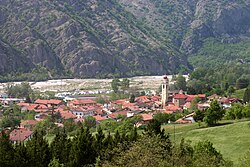 Skyline of Cantalupo Ligure