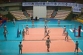 Iran men's national volleyball team in training, 30 December 2019 14.jpg