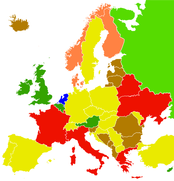 File:Levels of Freedom of Panorama in Europe.svg