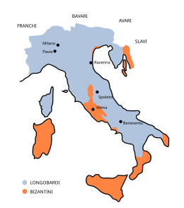 Regno longobardo - Localizzazione