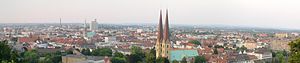 Bielefeld as seen from Sparrenburg Castle