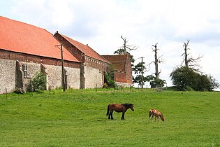 Bližší pohled na západní zeď