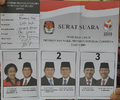 Image 102Indonesian 2009 election ballot. Since 2004, Indonesians are able to vote their president directly. (from History of Indonesia)