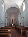 Vue de l'intérieur de la chapelle.