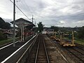 Station platform, 2019