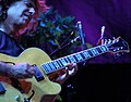 Pat Metheny and his guitar at Milano Jazzin' Festival